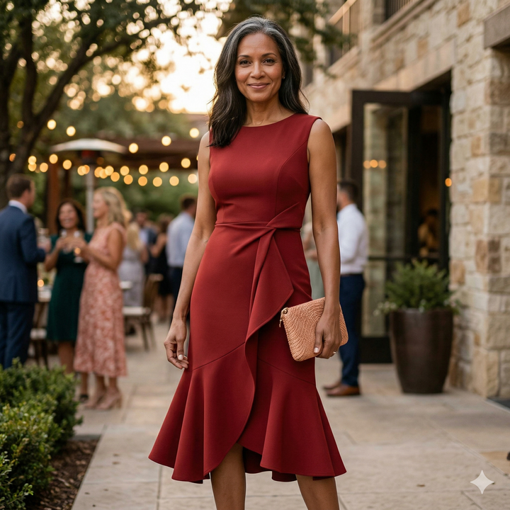 Darlene | Sophisticated Midi Dress