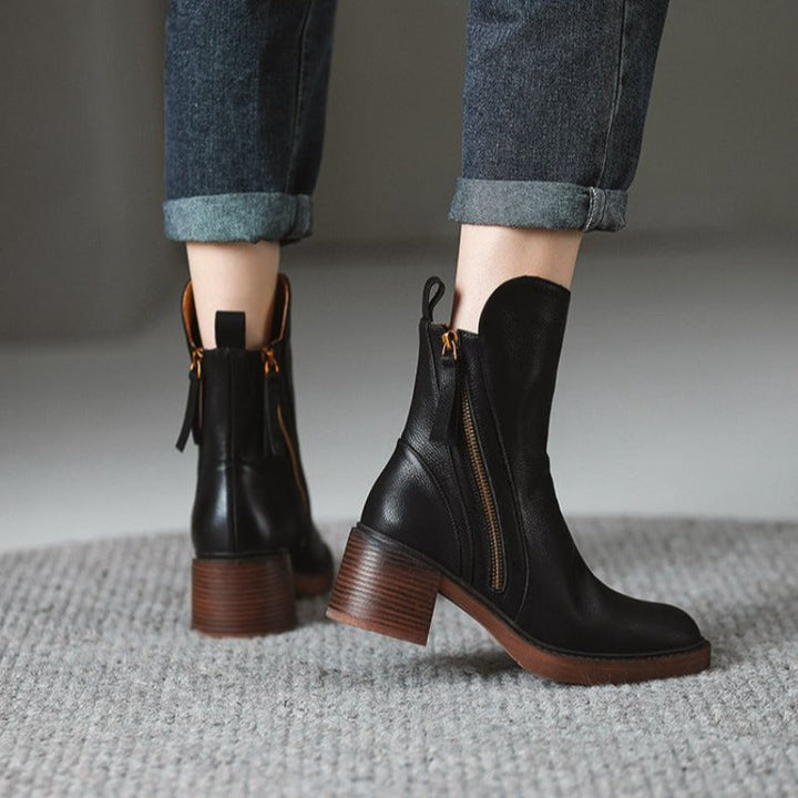Marina Zip-Ankle Boot